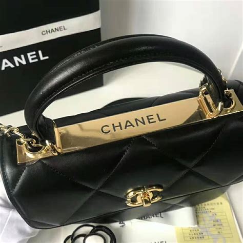 chanel mini bag top handle|chanel small evening bag.